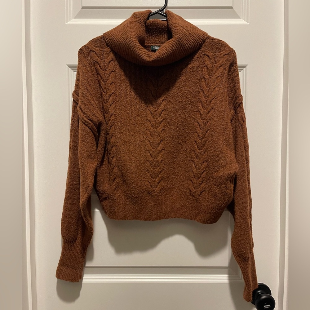 Wild Fable Cropped Cowl Neck Sweater
